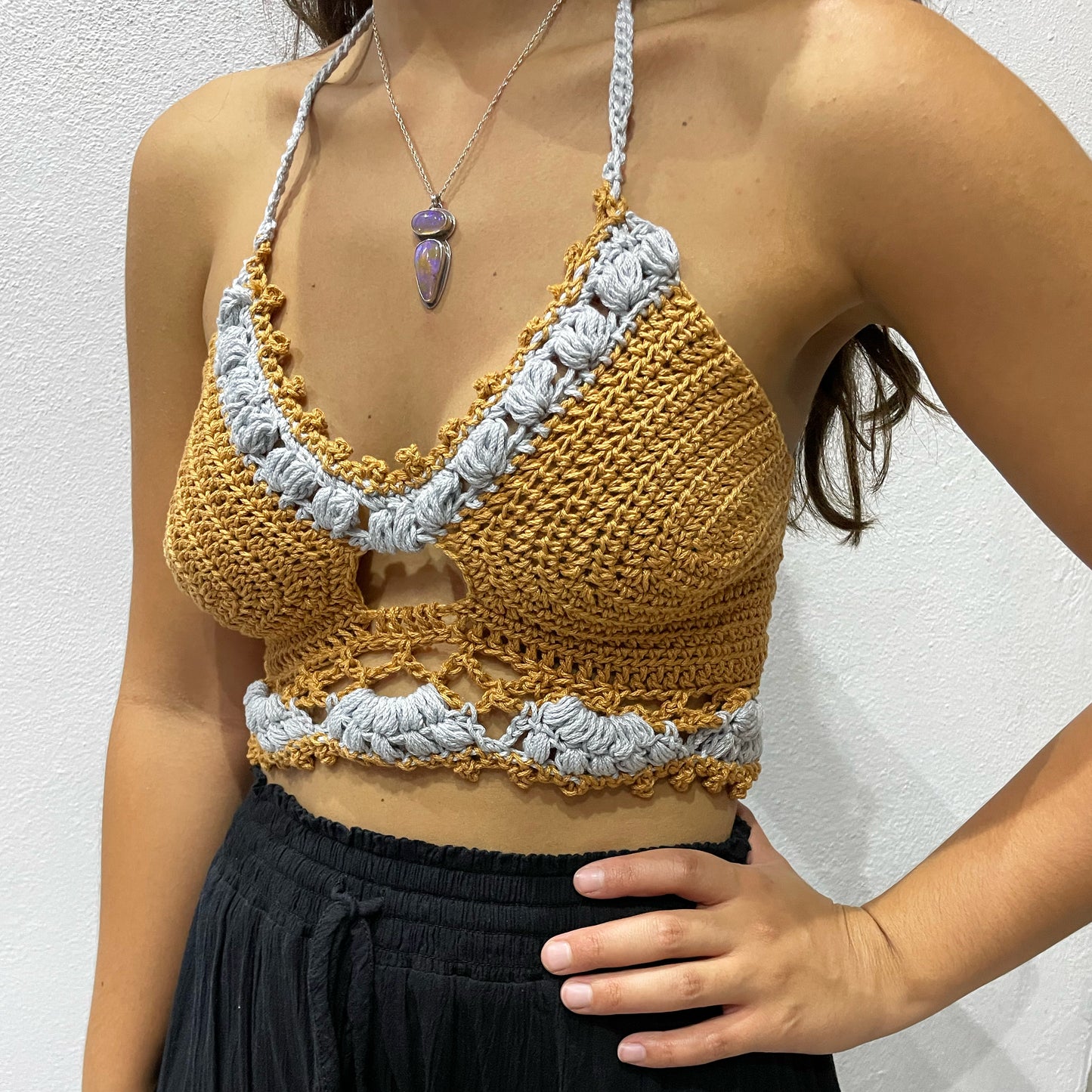 Iris Crochet Crop